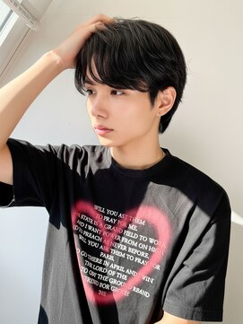 エル 渋谷(L) 好印象◎黒髪フェザーパーマ×ビジカジ爽やか20代30代