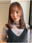 小顔似合わせカット/ミディアムレイヤー/顔周りカット【銀座駅】