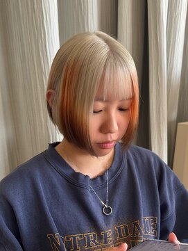 キャンバス(canvas) あご上プッツリボブ×デザインカラー