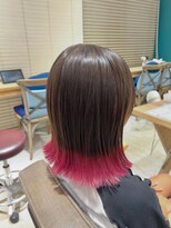 ラピスタ 池袋(Lapista)&nbsp;韓国ヘアハッシュカットダブルハイライトカラー【Lapista池袋】