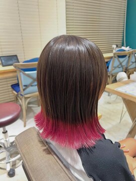ラピスタ 池袋(Lapista) 韓国ヘアハッシュカットダブルハイライトカラー【Lapista池袋】