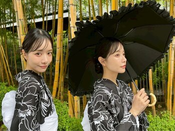 フェリーチェ(Felice)の写真/《浴衣着付け＆ヘアセット￥8,700》お友達とご来店で割引◎浴衣で花火大会や納涼船を満喫できる着付けサロン