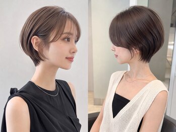 スターアンドプラネッツ あべのフープ店(STAR&PLANETS)の写真/丸みショートから耳かけハンサムショートまで｜骨格に合わせた似合わせカットで小顔見え