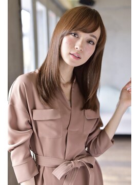 ナナナパレナ 梅田店(nanana parena) 大人かわいいワンカールセミ×ブラウンベージュ