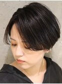 大人可愛いハンサムショート
