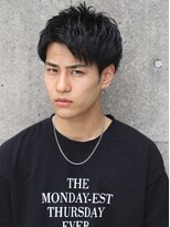 フランクスバーバー アンド ビアークラブ(FRANK'S BARBER and BEER CLUB)&nbsp;くせ毛風パーマショートレイヤーセミウェットソフトツーブロック