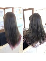 ナオシ 田原台店(nao c)&nbsp;毛先オンリーデザイン　ブリーチオンカラー