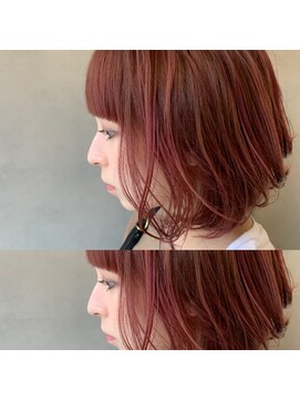 アンドレ ヘア デザイン(Andre Hair Design) pink red