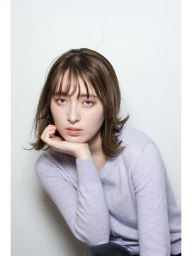 ジリ(JILI) 【JILI】シースルーバング 外ハネボブ ◎上辻担当