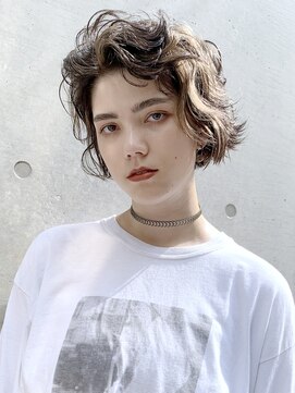 アイティー バイ アルバム 浦和店(IT by ALBUM) ラフウェーブボブ_クールショートピンクベージュボブルフ_27925