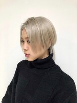 エアー 青山(AIR) 《air 岩井》ハイトーン/ハンサムショート/ホワイトカラー