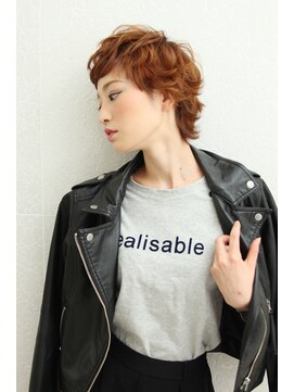 アリイ(ali'i) マッシュショート×チェリーブラウン×イルミナカラー