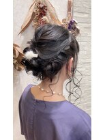 オラ ボーテ(Aura Beaute)&nbsp;『AuraBeaute 京都』結婚式 お呼ばれヘア 編み込み