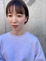 モリオ フロム ロンドン 大宮2号店(morio from London)&nbsp;【なかじま ひびき】シースルーバング×ミニボブ