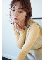 リムレス(LIMLESS)&nbsp;オレンジブラウン/レイヤー/ミディアム/セミロング【新潟】