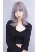 ハイトーンウルフでモードなお洒落ヘア