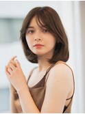 大人可愛い重めボブ　20代30代40代　2