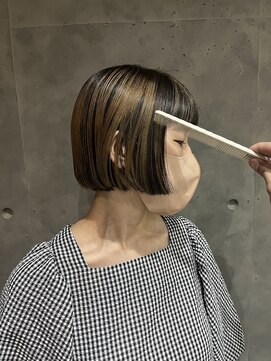 ペニー(PENNY) ボブ1ブリーチデザイン