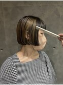 ボブ1ブリーチデザイン