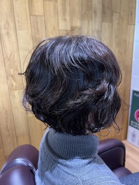 チアー ヘアリラクゼーション(cheer HAIRRELAXATION) パーマ+ショートボブ