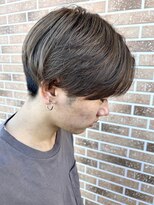 ヒュイル バイ ニアウ(Hwyl by Niau)&nbsp;メンズマッシュセンターパートスパイラルパーマニュアンスパーマ