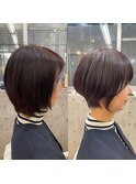 大人ショート　ショートボブ