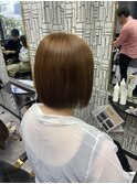 切りっぱなしボブ