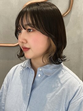 ロンド エスポワール 錦糸町(Lond espoir) アッシュミルクティー前髪パーマボブ【ボブ/縮毛矯正/北澤華】