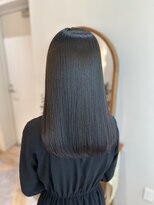 アンド ラ ブランシュ(&.La Blanche)&nbsp;セミディ/シアーカラー/セミロング/姫カット/魅力倍増カール