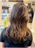 ことりベージュシースルーカラー大人可愛い