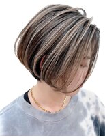 ビューティーリゾート アカヒゲ(Beauty Resort AKAHIGE)&nbsp;ボブ×ハイコントラストカラー