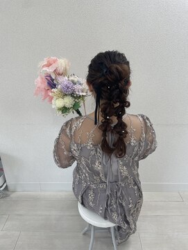 シュシュ(shushu) ポニーツイン編みおろし♪