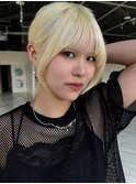 黒髪ボブルフネビージュ小顔ワンレン