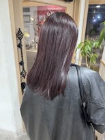 カーム(calm)&nbsp;黒髪/ボブルフ/ネビージュ/小顔/ワンレン/髪質改善/前髪