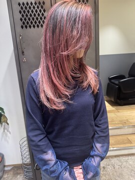 リフル 八王子(RIFULL) ハイライト　バレイヤージュ　ショート　レイヤー　髪質改善