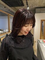 ハウス(HOUSE)&nbsp;ボルドーカラー&レイヤーカット