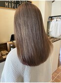 ミルクティーベージュ×ピンクインナー