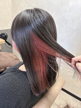 テーラヘアー 蘇我2号店(TELA HAIR) 【さり気なく可愛いを】インナー×ピンク