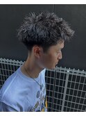 スパイキーショート　パーマ　杉田