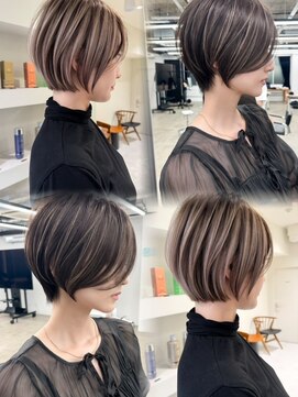 ジルブラン 土浦(JIL BLAN) ハイライトバレイヤージュダブルカラーケアブリーチ20代30代