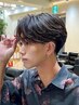 【畑田限定】自然体でキマる◆MEN'Sカット＋曲がる縮毛矯正[四条大宮/MEN'S]