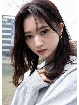 チョコレートブラウン×ロングレイヤー