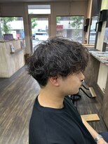 メンズ レオ 天六店(men's LEO)&nbsp;シャドウパーマ×マッシュ