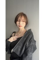 アグ ヘアー ネスト 茨木店(Agu hair nest)&nbsp;大人可愛い20代30代40代丸み小顔ショートボブマッシュ