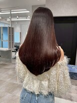 ビームズ トータルビューティー 西中島店(Bee ms Total Beauty)&nbsp;サラツヤロングベージュカラーブリーチしない透明感カラー