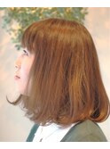 大人かわいい鎖骨ボブ