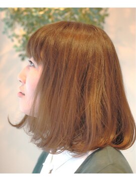 美容室 スタジアム(Stadium) 大人かわいい鎖骨ボブ