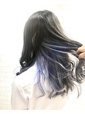 ブルーシルバーインナーカラー【Zina新宿　木暮　莉茉奈】