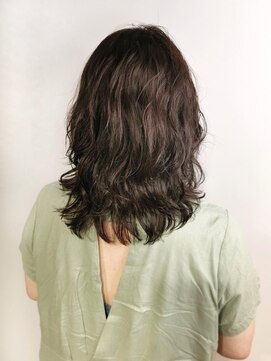 ザコーストバイネオリーブ 辻堂店(The coast by neolive) 【The coast by Neolive】グレージュミディリアルパーマ
