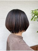 グラデーションショートくびれボブ